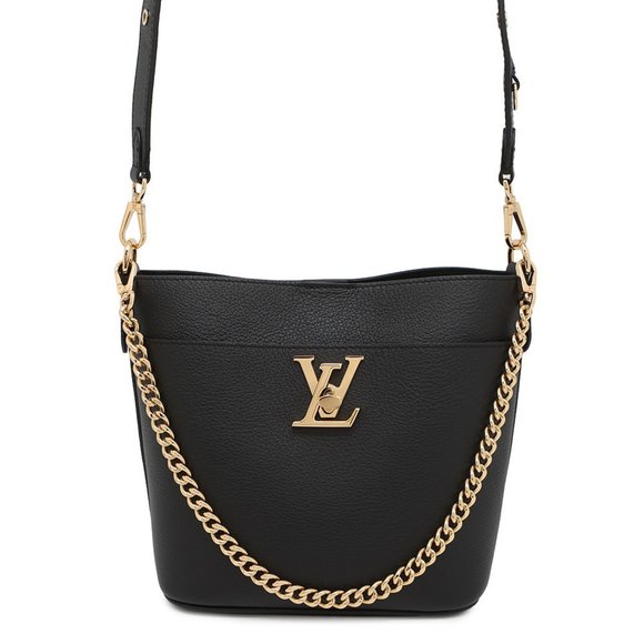 Louis Vuitton Rock & Walk Shoulder Bag M24006 in Grained Calf Leather, Black - Picture 1 of 10